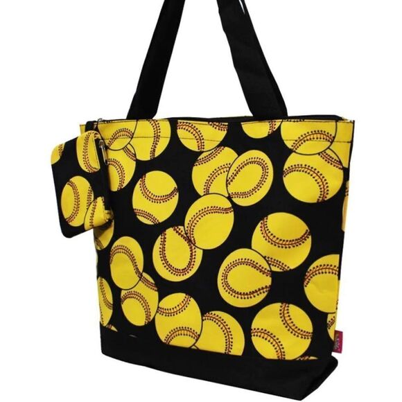 NGIL Softball  Canvas Tote Bag - Picture 1 of 4